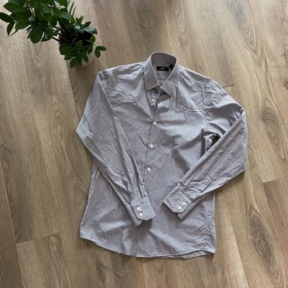 Hugo Boss Check Pattern Button-Down Dress Shirt - Picture 7 of 11